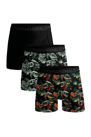 Muchachomalo Boxershorts 3-pack Print Turtle Print/Print/Black