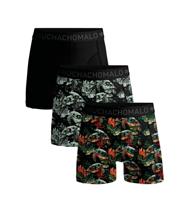 Muchachomalo ondergoed Print/Print/Black TURTLE1010-01J