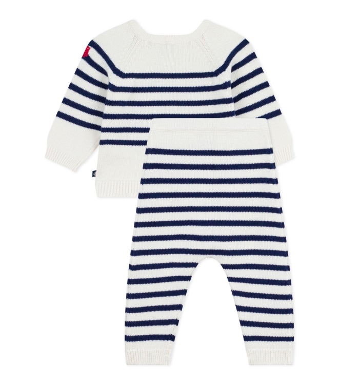 Petit Bateau boxpakjes & rompers 01 Marshmallow/Soir A0ECR