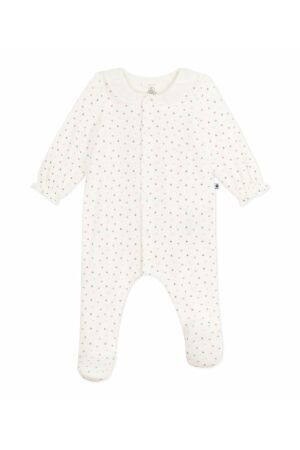 Petit Bateau Boxpakje met voeten 01 Marshmallow/Multico