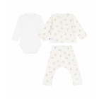 Petit Bateau boxpakjes 01 Marshmallow/Brun A0DTW