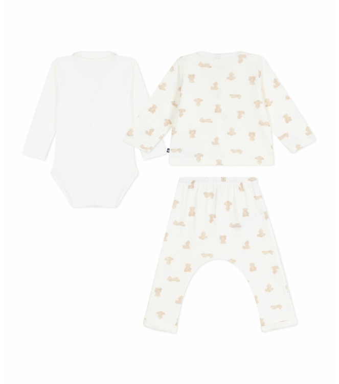 Petit Bateau boxpakjes 01 Marshmallow/Brun A0DTW