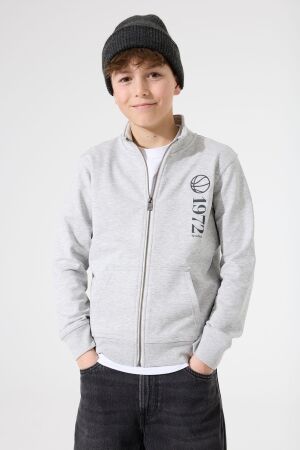Garcia Sweatvest 123 Mid Grey Melee