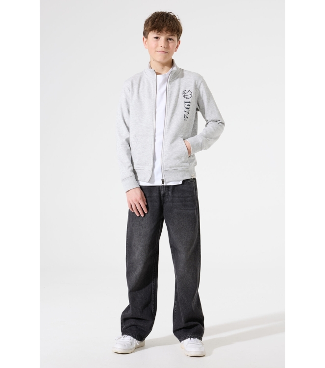 Garcia truien & vesten 123 Mid Grey Melee G53664