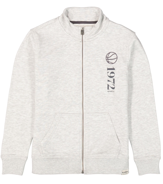 Garcia truien & vesten 123 Mid Grey Melee G53664