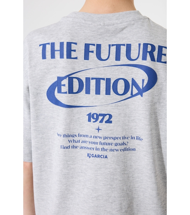 Garcia shirts 123 Mid Grey Melee H53406