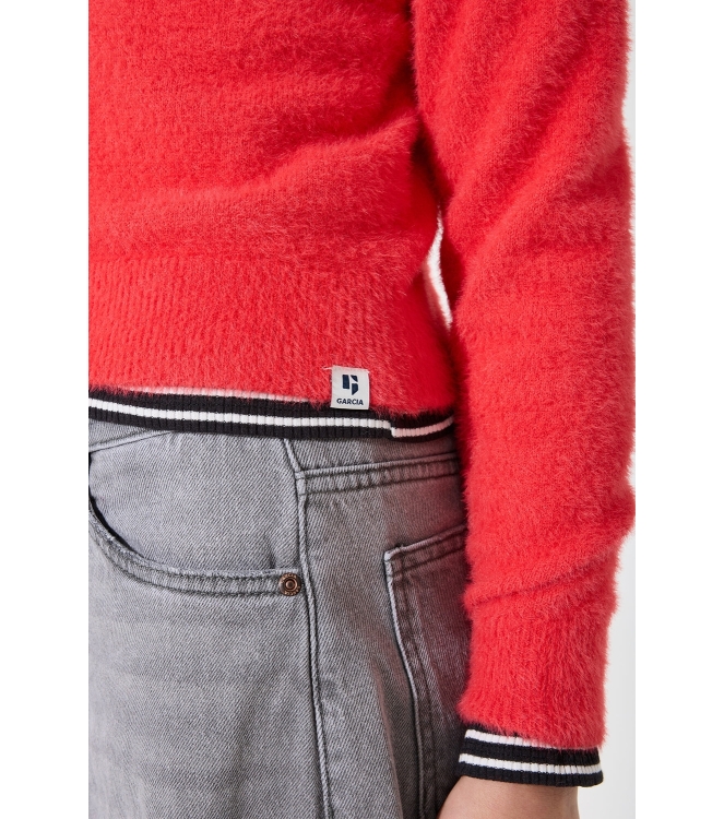 Garcia truien & vesten 3016 Chili Red I52641