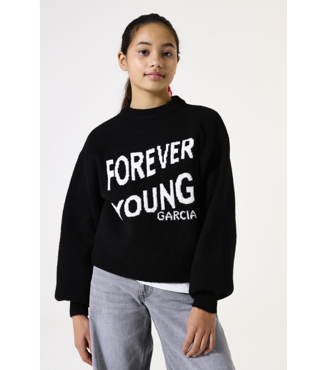 Garcia truien & vesten 1755 Off Black I52644