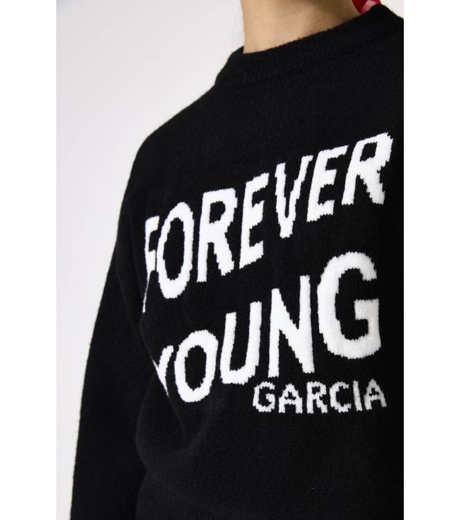 Garcia truien & vesten 1755 Off Black I52644