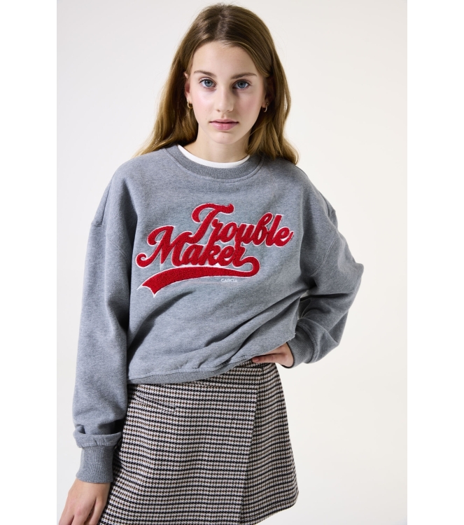 Garcia truien & vesten 3051 Dark Grey Melee I52660
