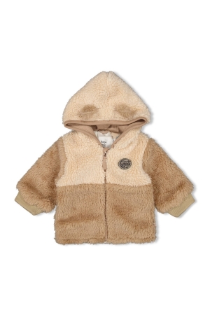 Feetje Camp Wilderness - Teddy jasje 710 Taupe