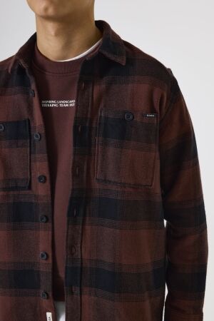 Garcia overhemden 4154 Mahogany J53430