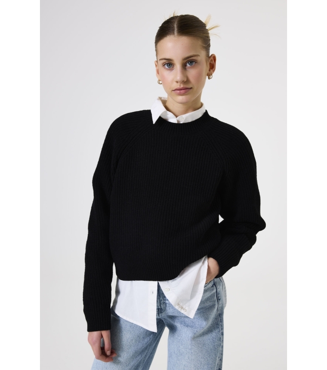 Garcia truien & vesten 1755 Off Black K52441