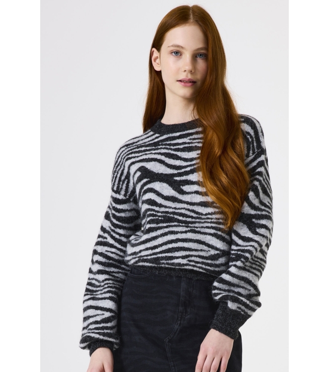 Garcia truien & vesten 1755 Off Black K52443