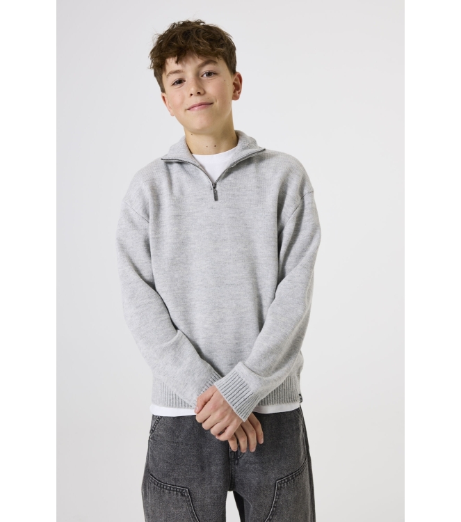 Garcia truien & vesten 123 Mid Grey Melee K53640