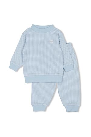 Feetje Pyjama wafel Babyblauw