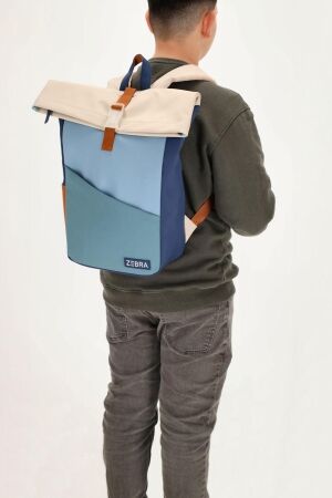 Zebra Trends tassen 058 Mid blue WO1239