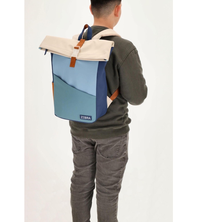 Zebra Trends tassen 058 Mid blue WO1239