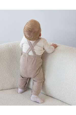 Feetje broeken 730 Taupe melange 52000102