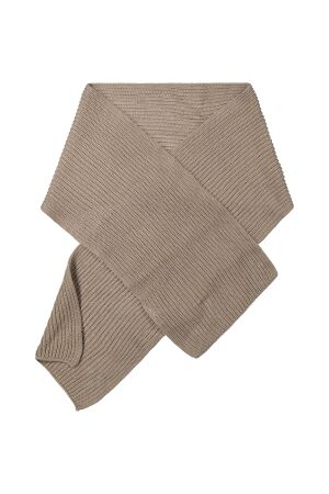 Two You Label Knitted scarf Brown