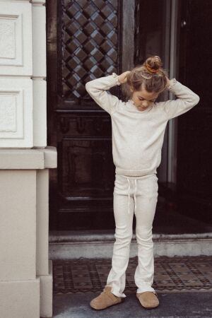 Two You Label broeken Oat LIL-LEG-STR-EMB