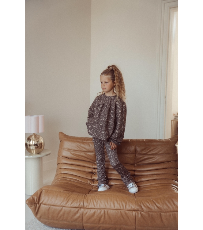 Two You Label broeken Flowerprint 1 LIL-LEG-SKI