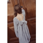 Two You Label jurken Grey BOW-DRE