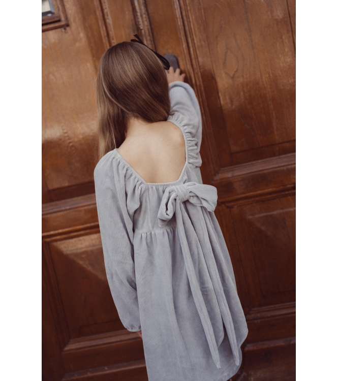 Two You Label jurken Grey BOW-DRE