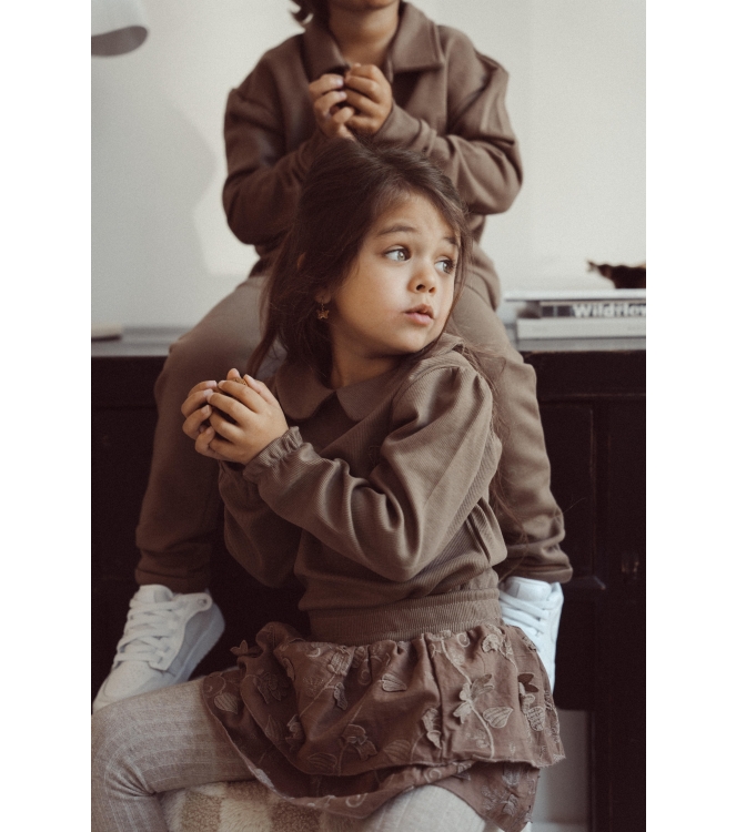 Two You Label shirts Brown BIB-LS