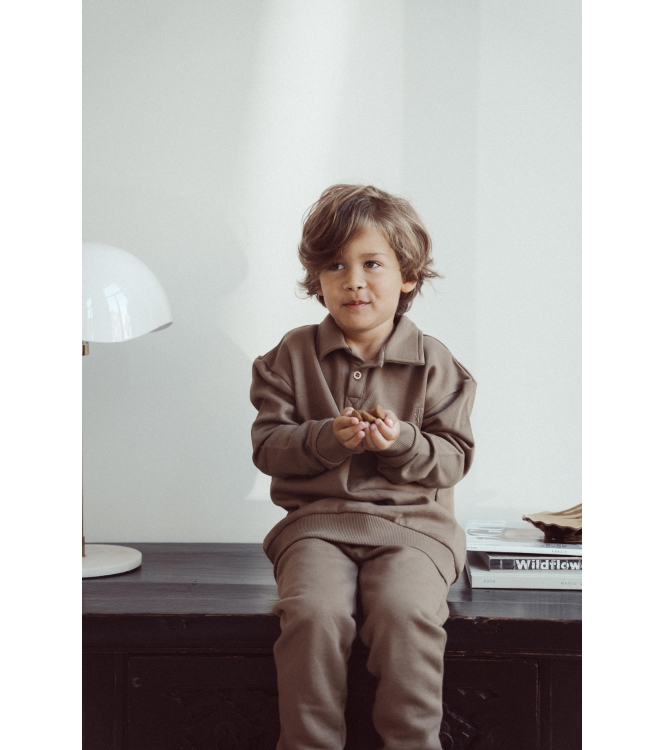 Two You Label truien Brown POL