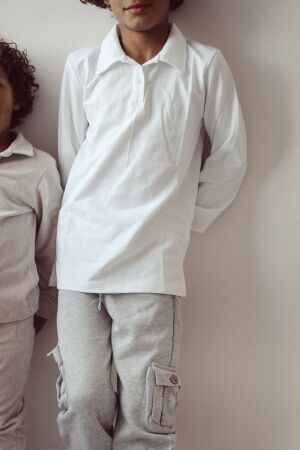 Two You Label shirts White BAS-POL-BOY