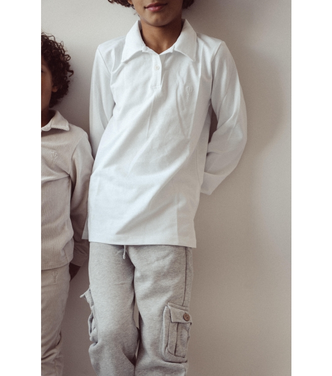 Two You Label shirts White BAS-POL-BOY