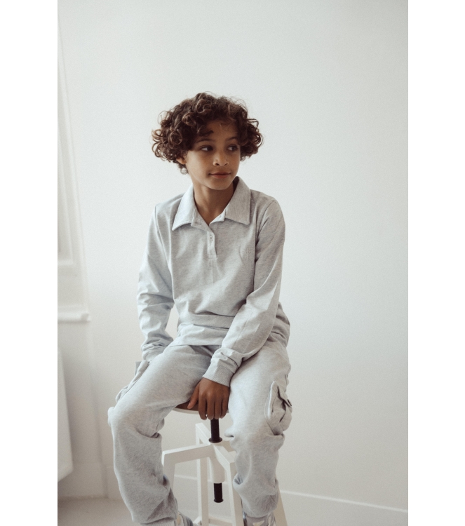 Two You Label shirts Grey BAS-POL-BOY