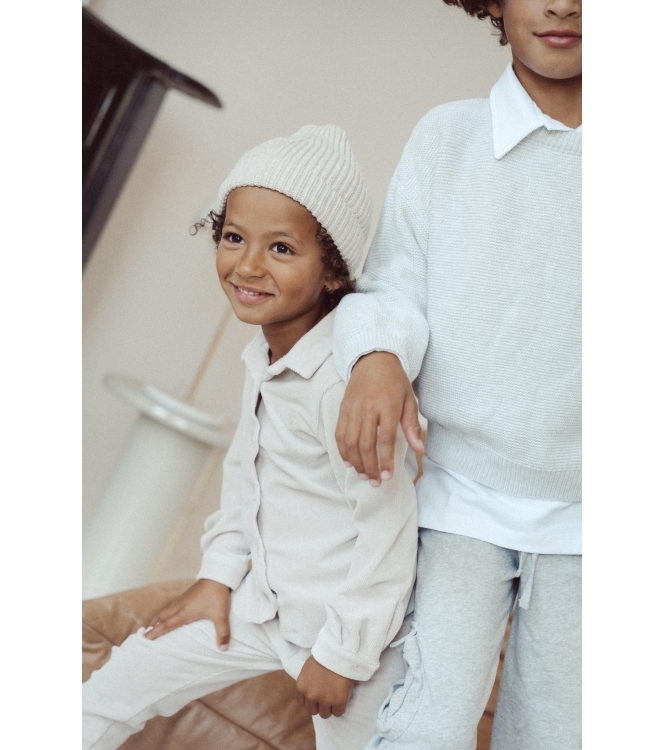 Two You Label overhemden Oat VR FIN-RIB-BLO