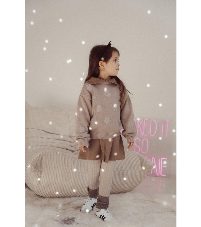 Two You Label truien Brown NOA-KNI-JUM