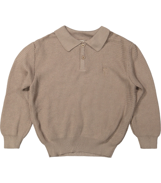 Two You Label truien Brown RICH-KNI-POL-LS