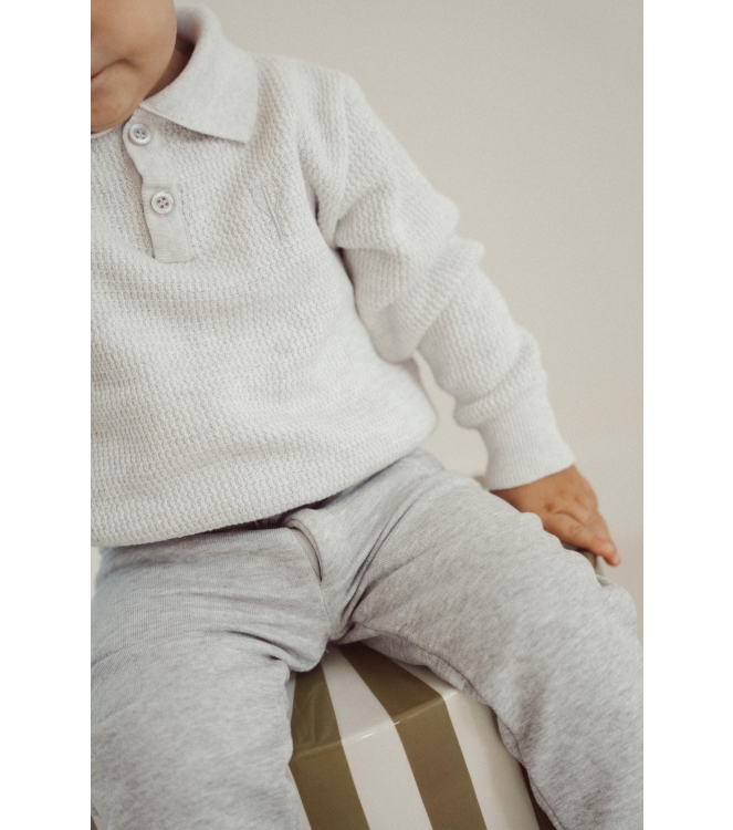 Two You Label truien Grey RICH-KNI-POL-LS