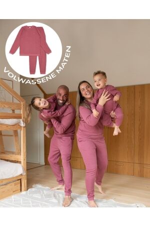 Feetje Wafelpyjama - Family Limited Edition voor volwasse 115 Berry