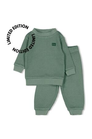 Feetje Wafelpyjama - Family Limited Edition 327 Zeegroen