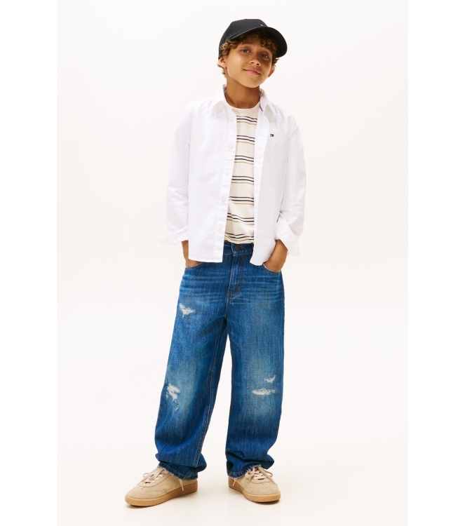 Tommy Hilfiger overhemden YBR White KB0KB10192