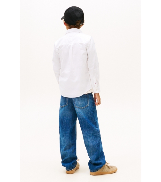 Tommy Hilfiger overhemden YBR White KB0KB10192