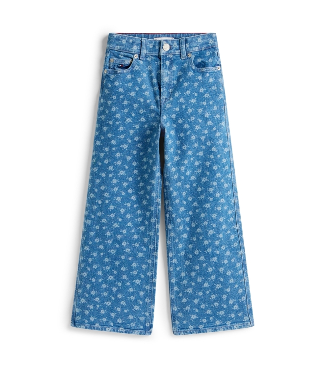 Tommy Hilfiger broeken 1AB Denim Light flower aop KG0KG08960