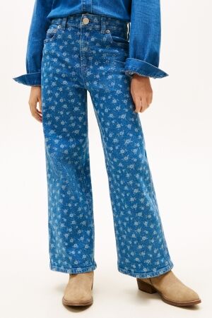 Tommy Hilfiger broeken 1AB Denim Light flower aop KG0KG08960