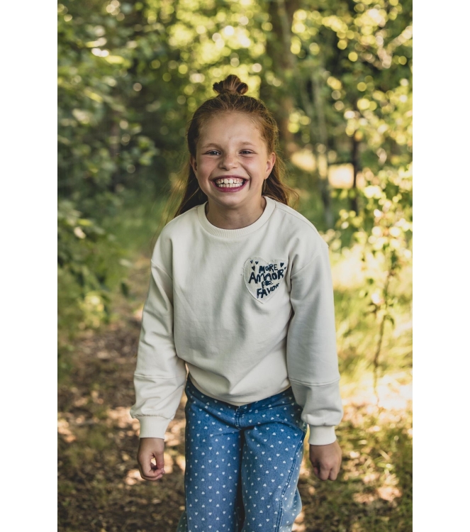 Looxs Little truien & vesten 021 Milk 2601-7307-021