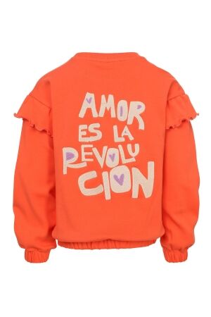 Looxs Little Ruffle Sweater 226 Coral