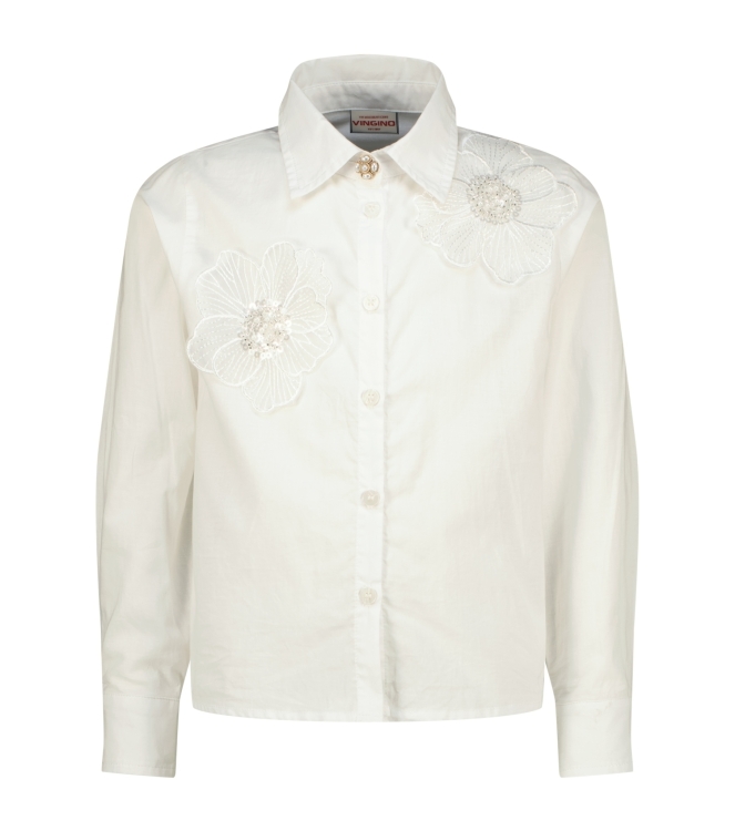Vingino blouses 001 Real White CR26KG220016