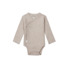 Noppies rompers P757 Taupe Melange 34N4112