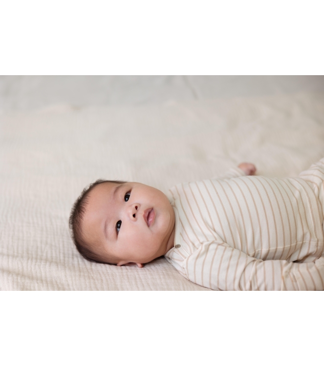 Noppies boxpakjes & rompers N333 Stripe pattern Off white 54N0010