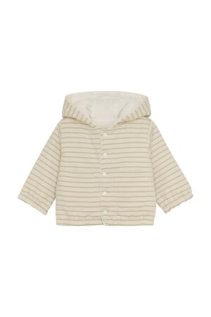 Noppies Neddie Vestje reversible N333 Stripe pattern Off white