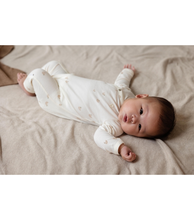 Noppies boxpakjes & rompers N318 Animals pattern Off white 54N1110